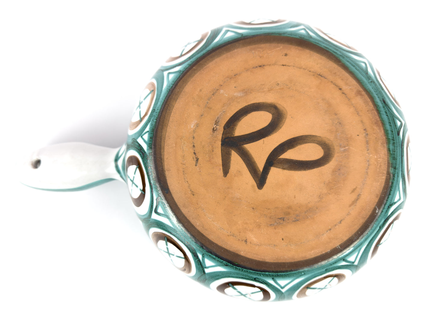 Robert Picault Vallauris Ceramic Caquelon (Fondue Pot), c. 1950s