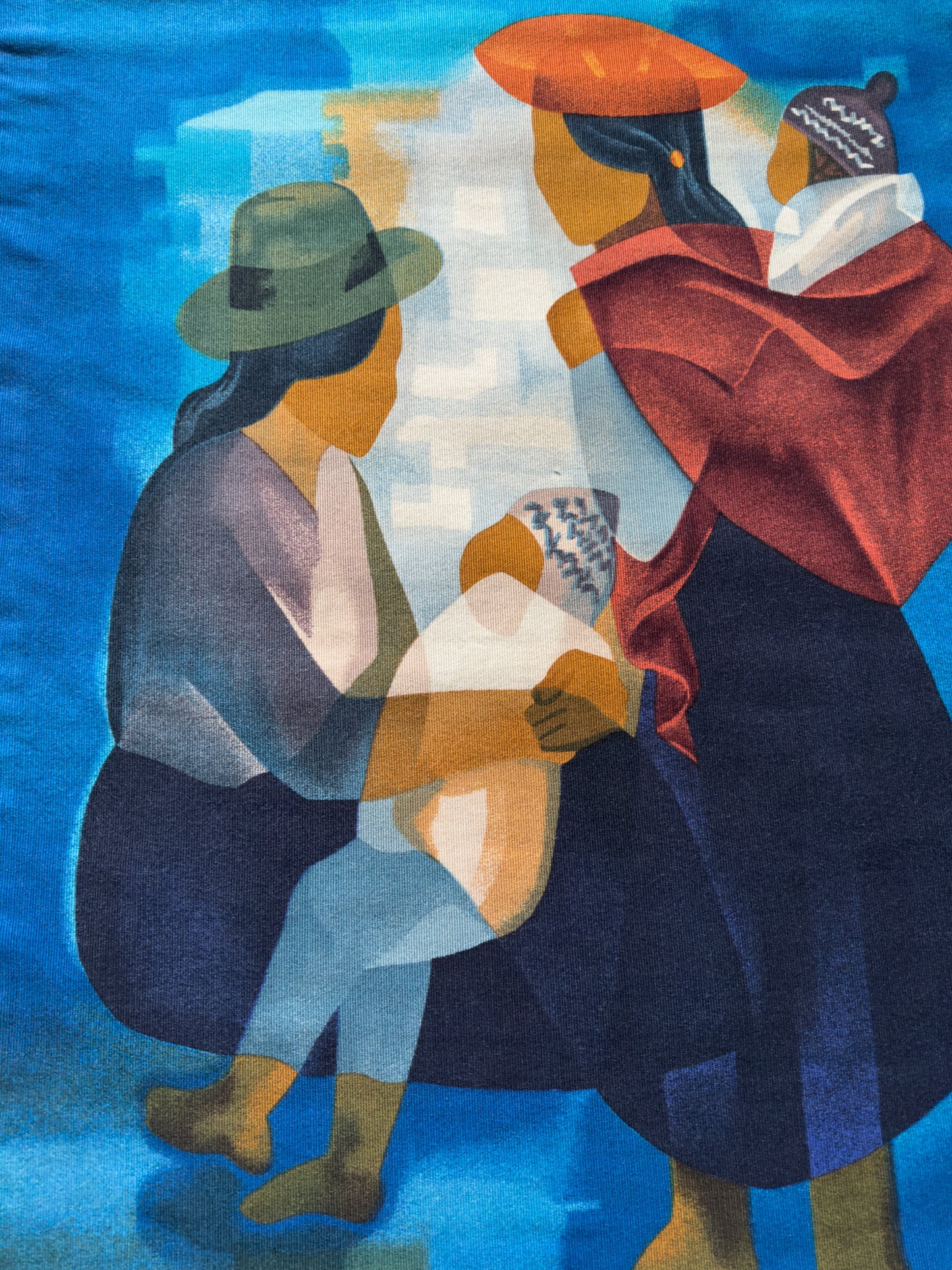 Louis Toffoli “Yucatan” Aubusson Tapestry, Robert Four, 1970s