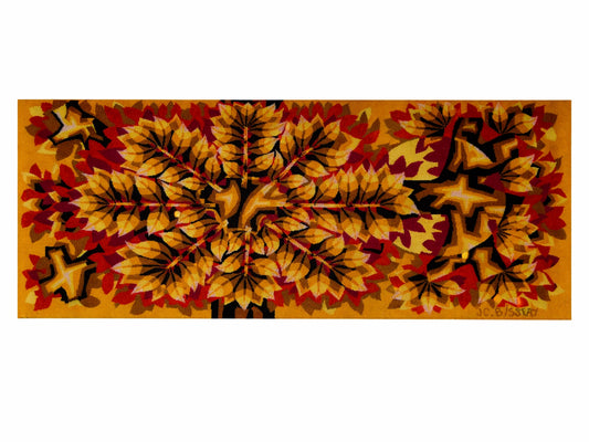 French Mid-Century Modern Wool Tapestry by Jean-Claude Bissery