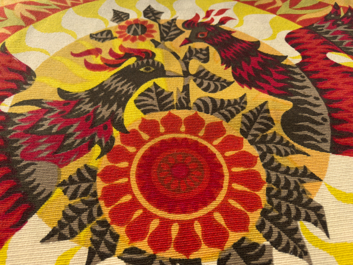 1960s “Les Phénix” Wool Tapestry by Alain Cornic, Atelier Robert Four