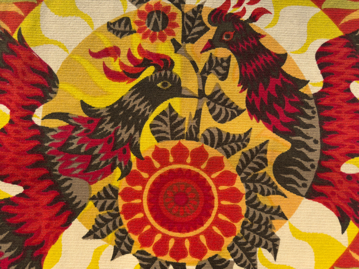 1960s “Les Phénix” Wool Tapestry by Alain Cornic, Atelier Robert Four