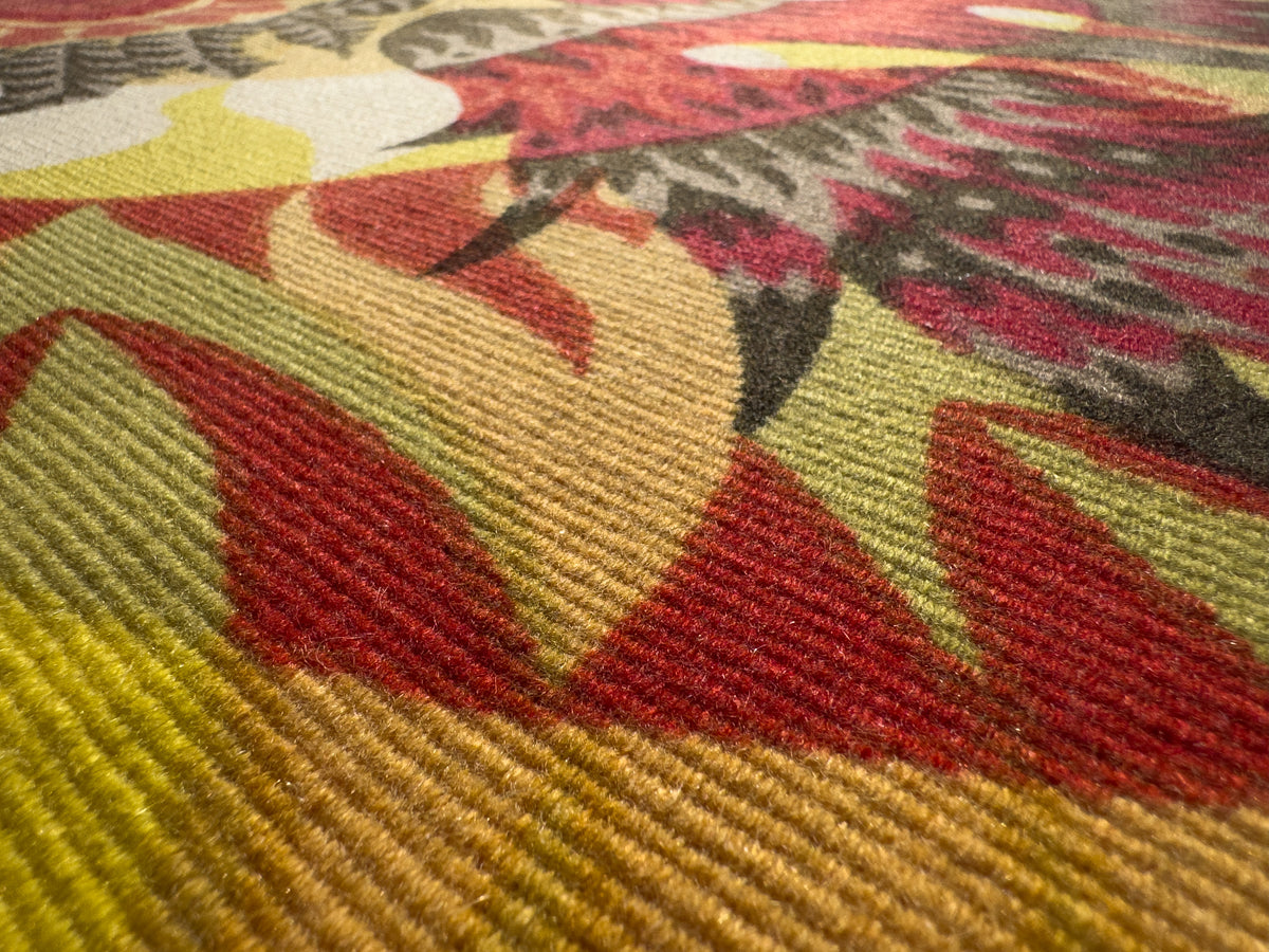 1960s “Les Phénix” Wool Tapestry by Alain Cornic, Atelier Robert Four