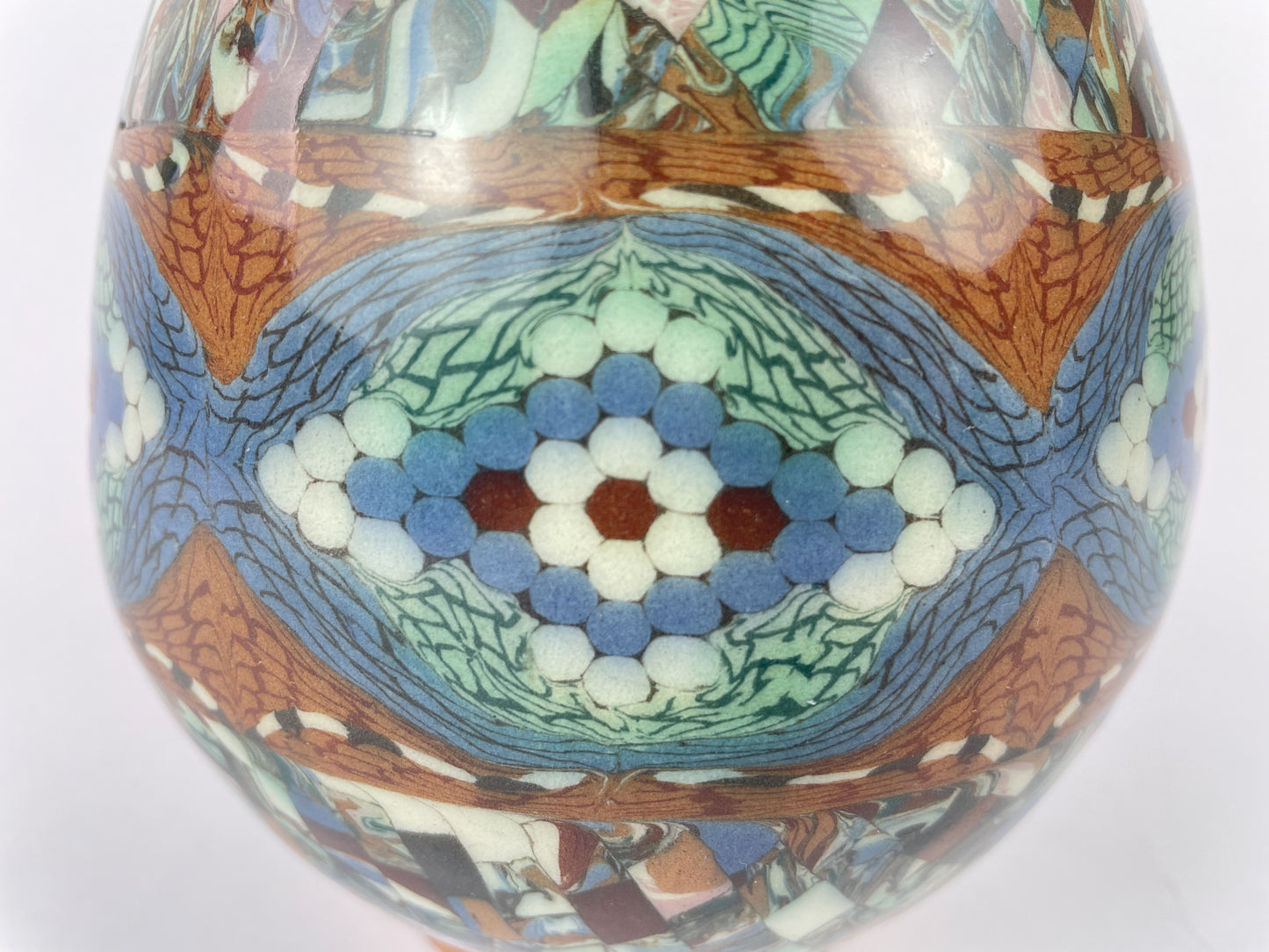 Jean Gerbino Mosaic Ceramic Vase, Vallauris, France, Mid-20th Century