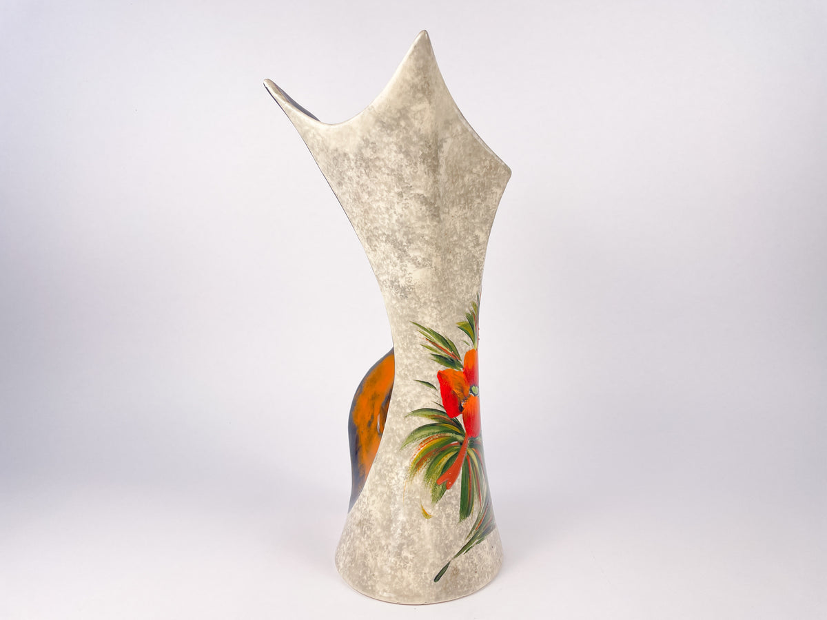 Tess Villenauxe Sculptural Ceramic Vase, France, c.1960s