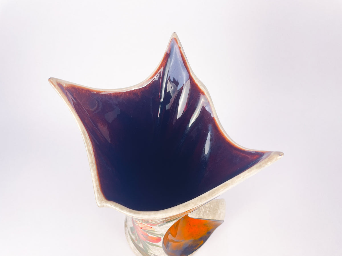 Tess Villenauxe Sculptural Ceramic Vase, France, c.1960s