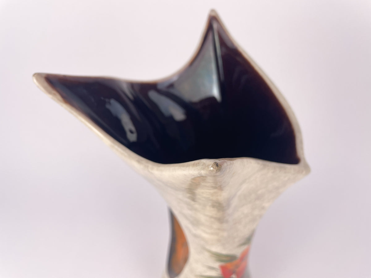 Tess Villenauxe Sculptural Ceramic Vase, France, c.1960s