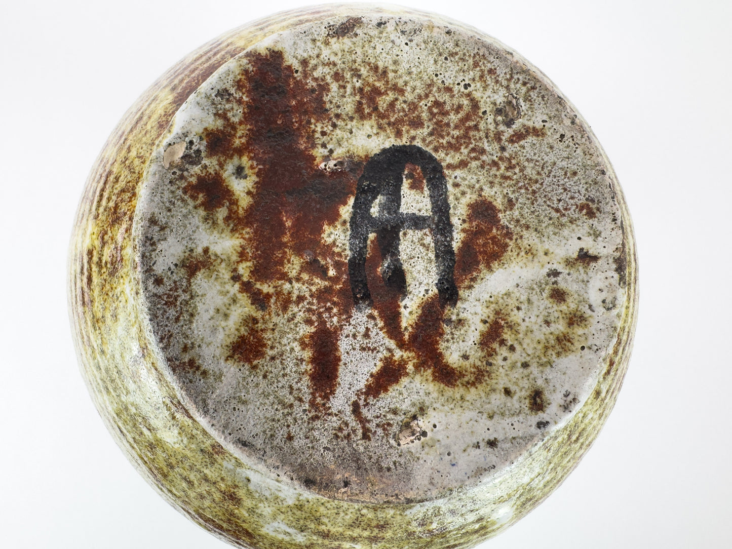 Large Accolay Ceramic Flower Frog Vase, France, c.1960s