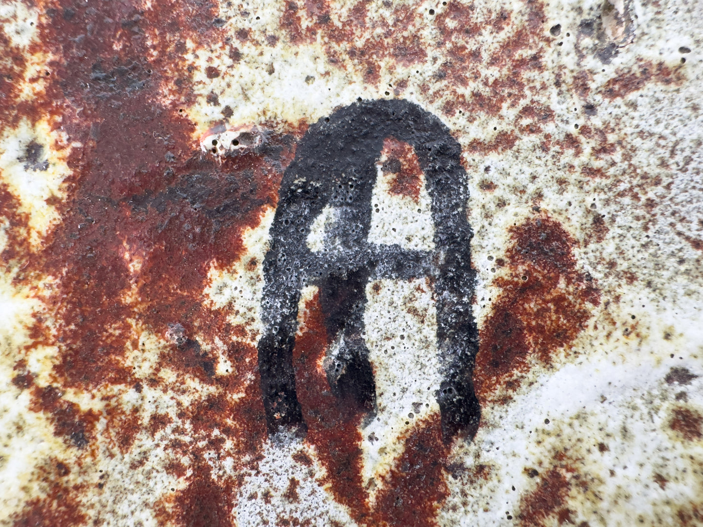 Large Accolay Ceramic Flower Frog Vase, France, c.1960s