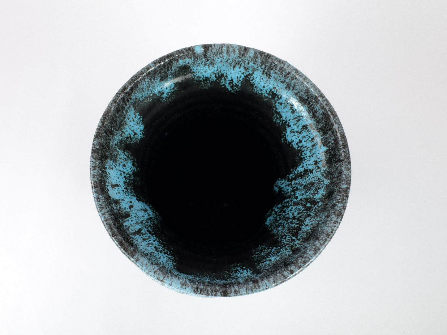 Accolay Turquoise Glaze Ceramic Vase – French Mid-Century