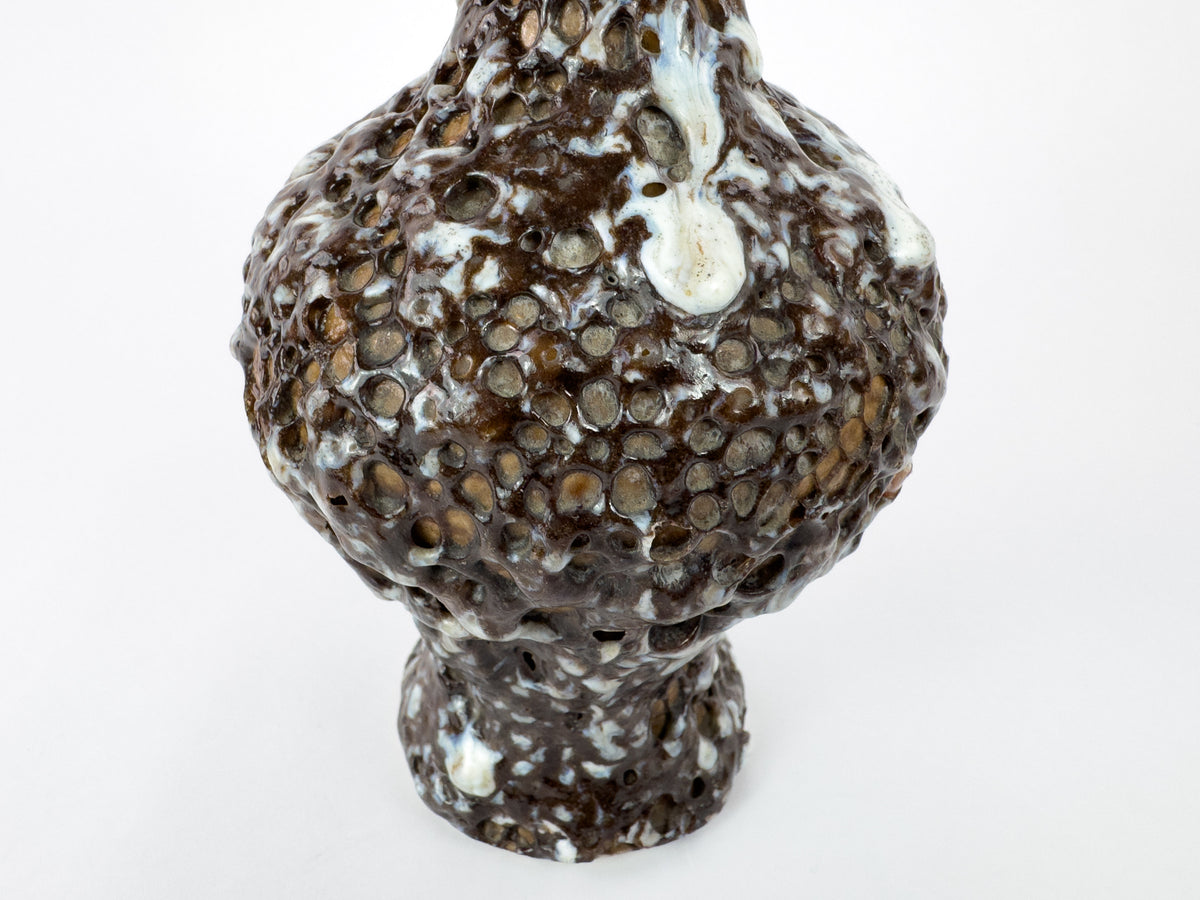 Marius Giuge Vallauris Textured Ceramic Pichet, France, Mid-Century