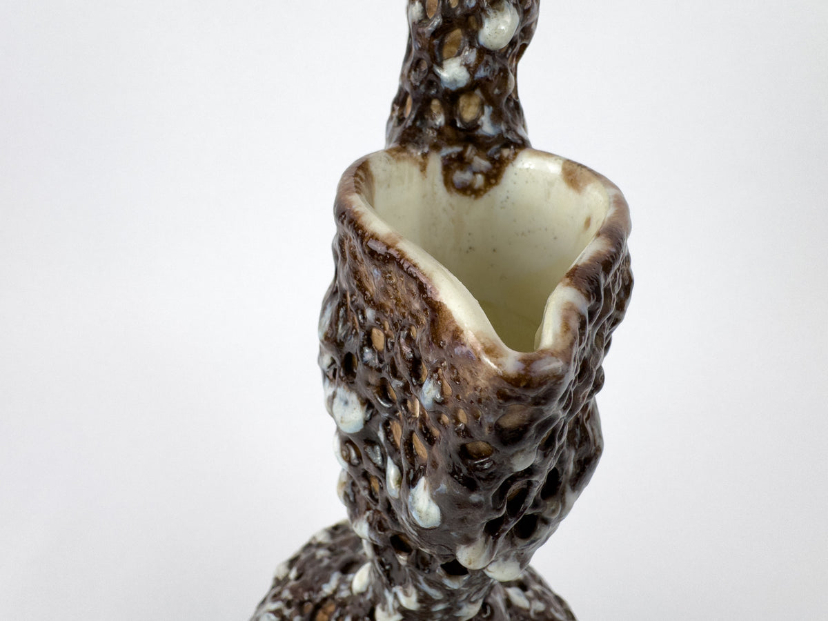 Marius Giuge Vallauris Textured Ceramic Pichet, France, Mid-Century