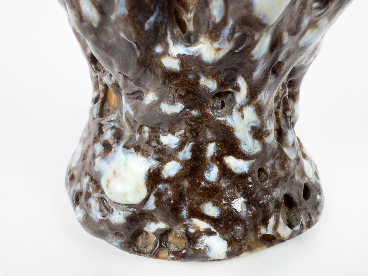 Marius Giuge Vallauris Textured Ceramic Pichet, France, Mid-Century