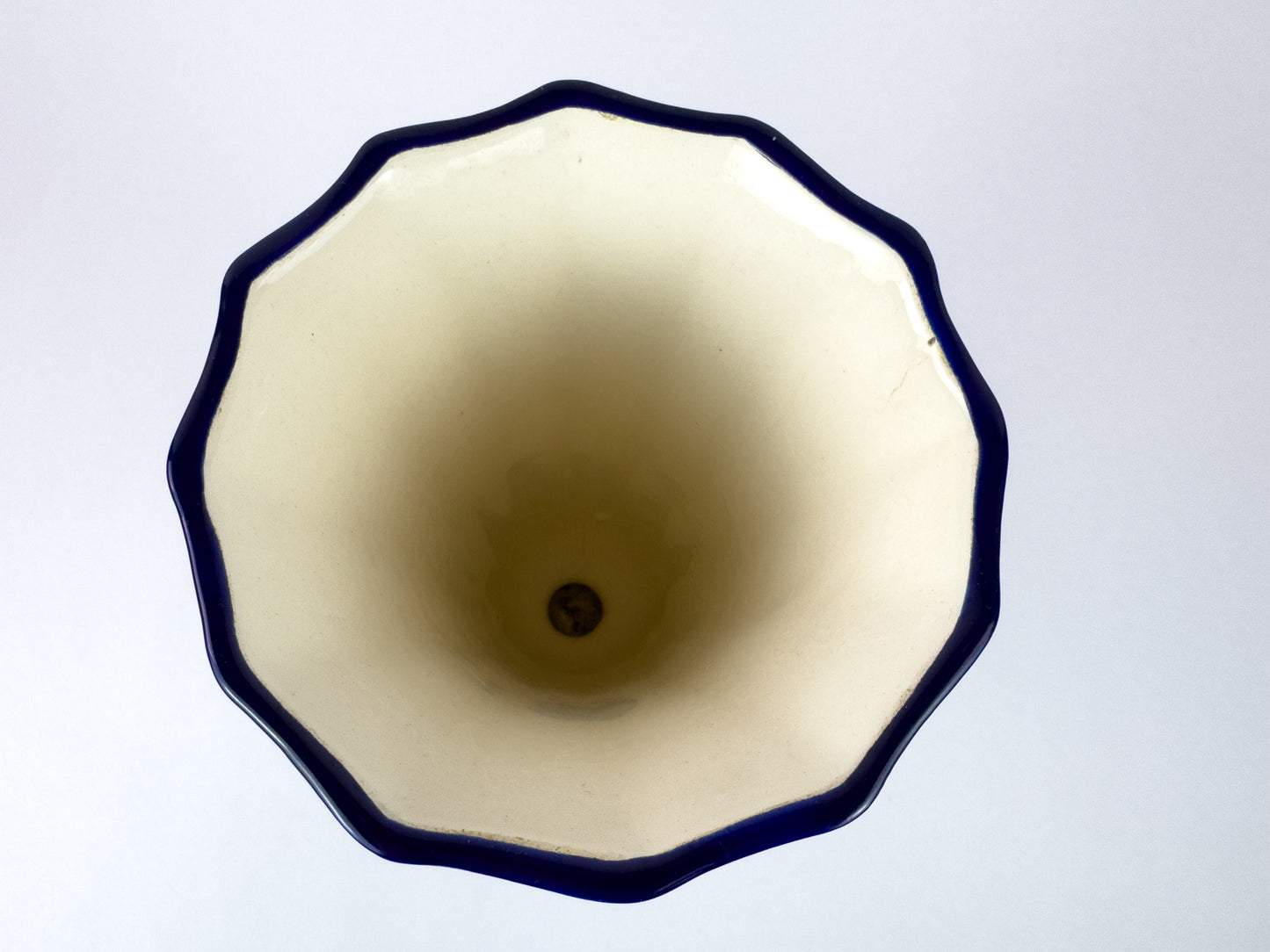 Vintage Longwy Enamelled Ceramic Vase, France, Mid-20th Century