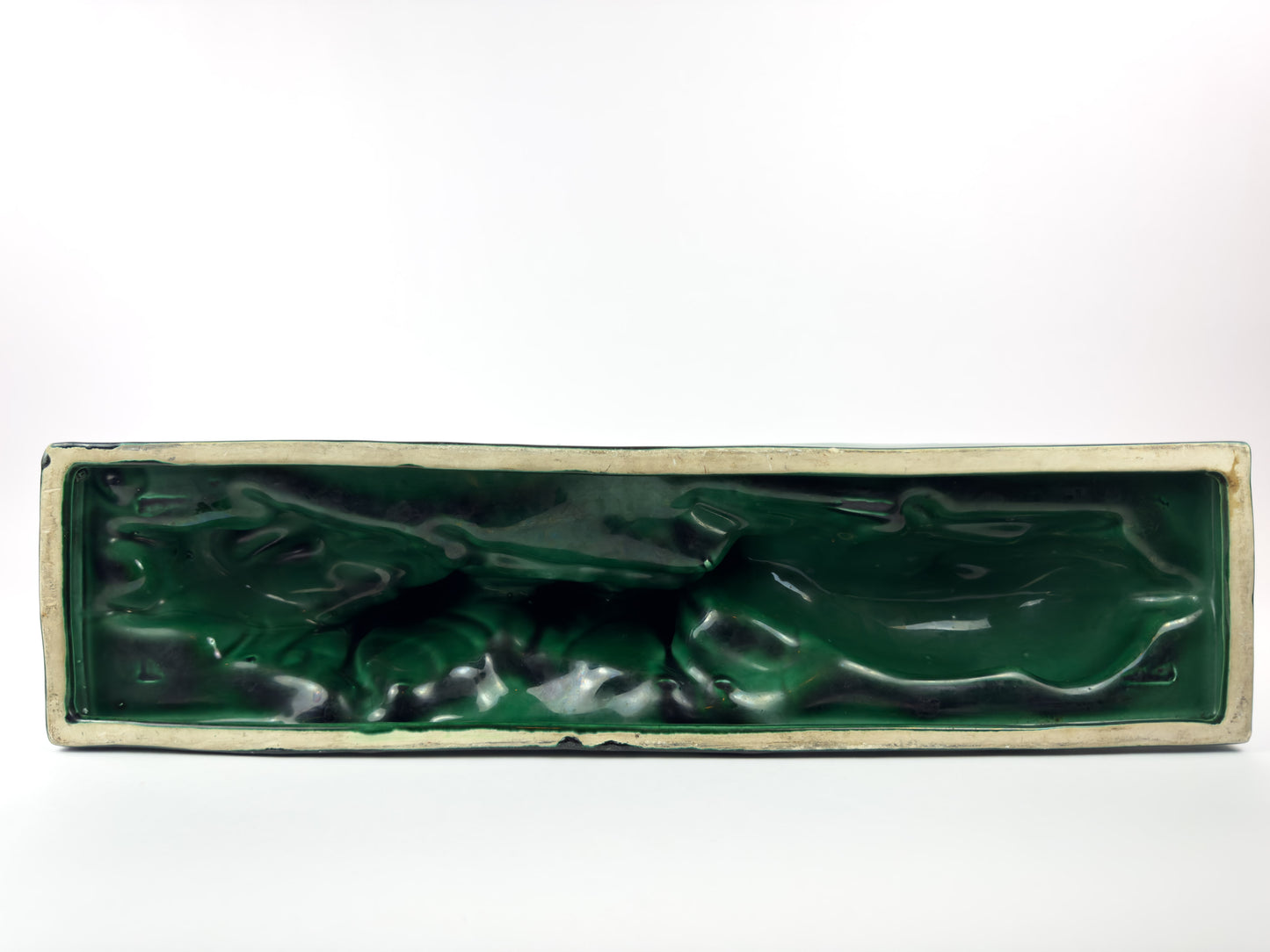 Monumental French Art Deco Ceramic Sculpture ‘Stag, Doe & Fawn’ by Charles Lemanceau, Circa 1930s