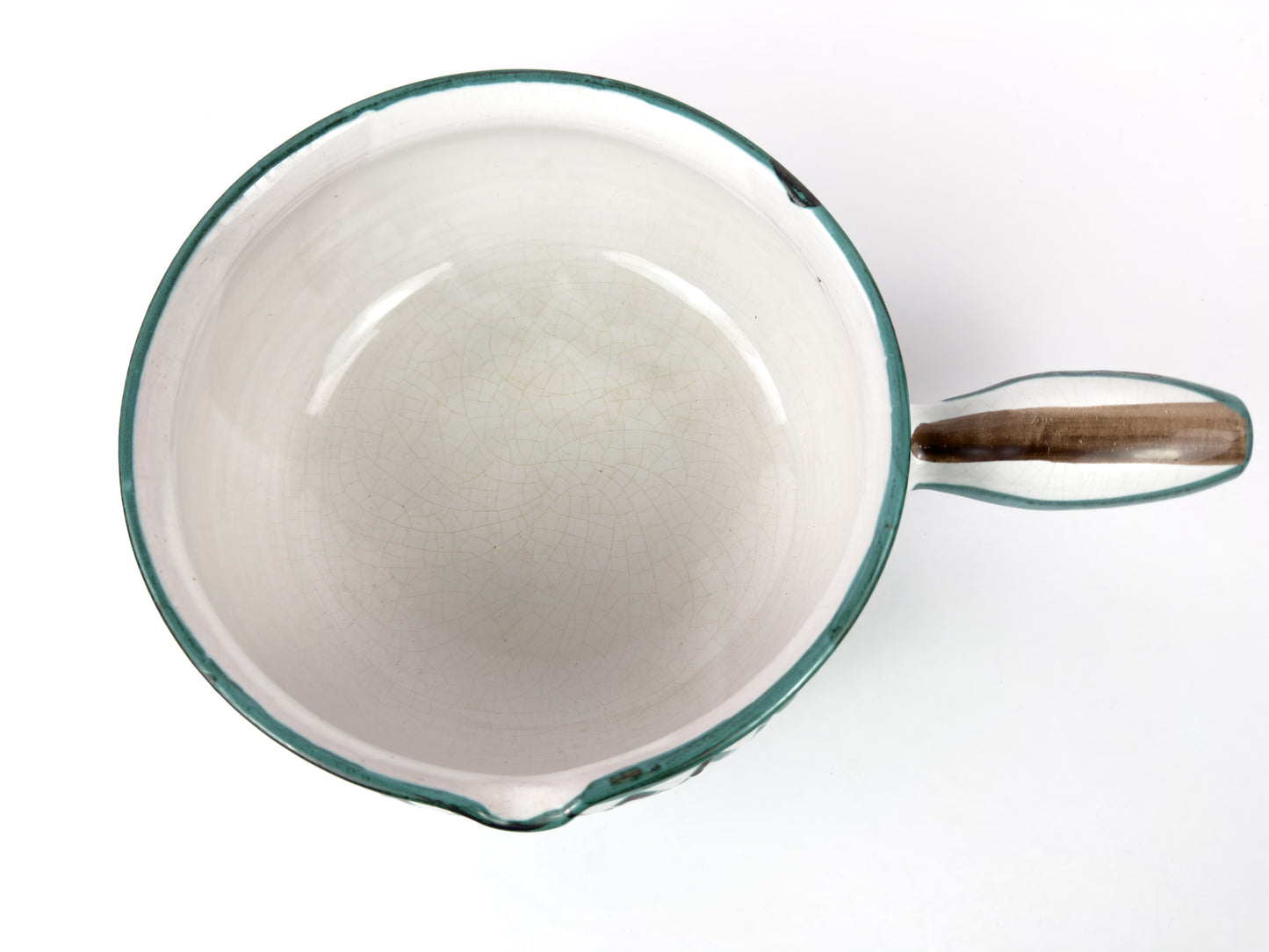 Robert Picault Vallauris Ceramic Caquelon (Fondue Pot), c. 1950s