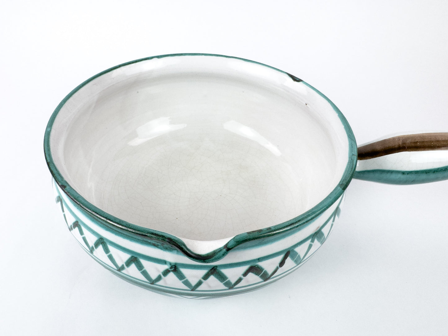 Robert Picault Vallauris Ceramic Caquelon (Fondue Pot), c. 1950s
