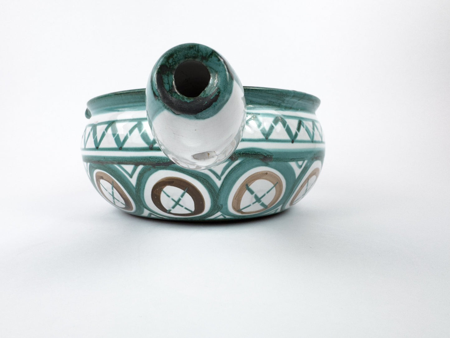 Robert Picault Vallauris Ceramic Caquelon (Fondue Pot), c. 1950s