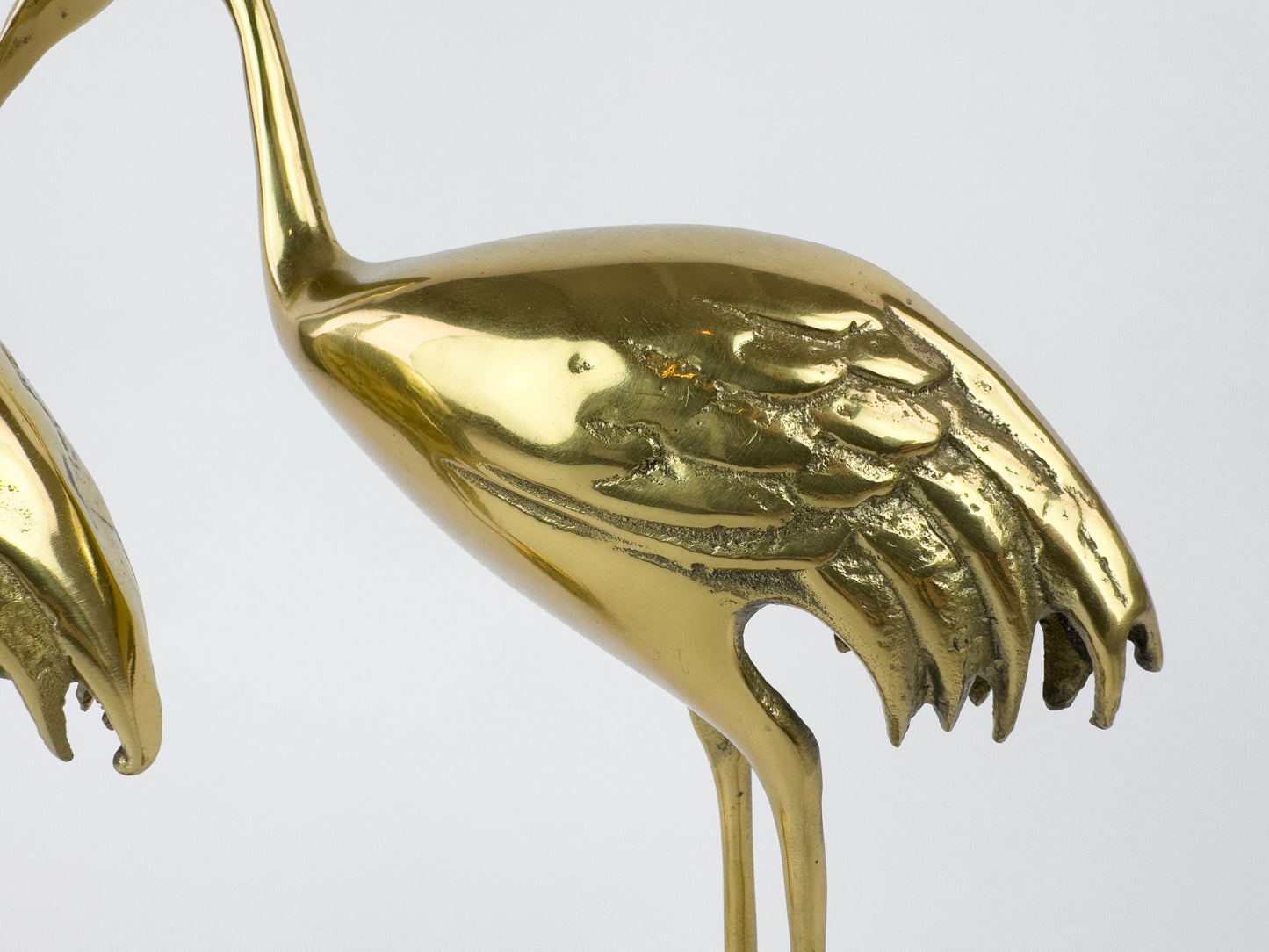 Mid-Century Brass Herons by Gilde Handwerk, 1960s, Set of 2