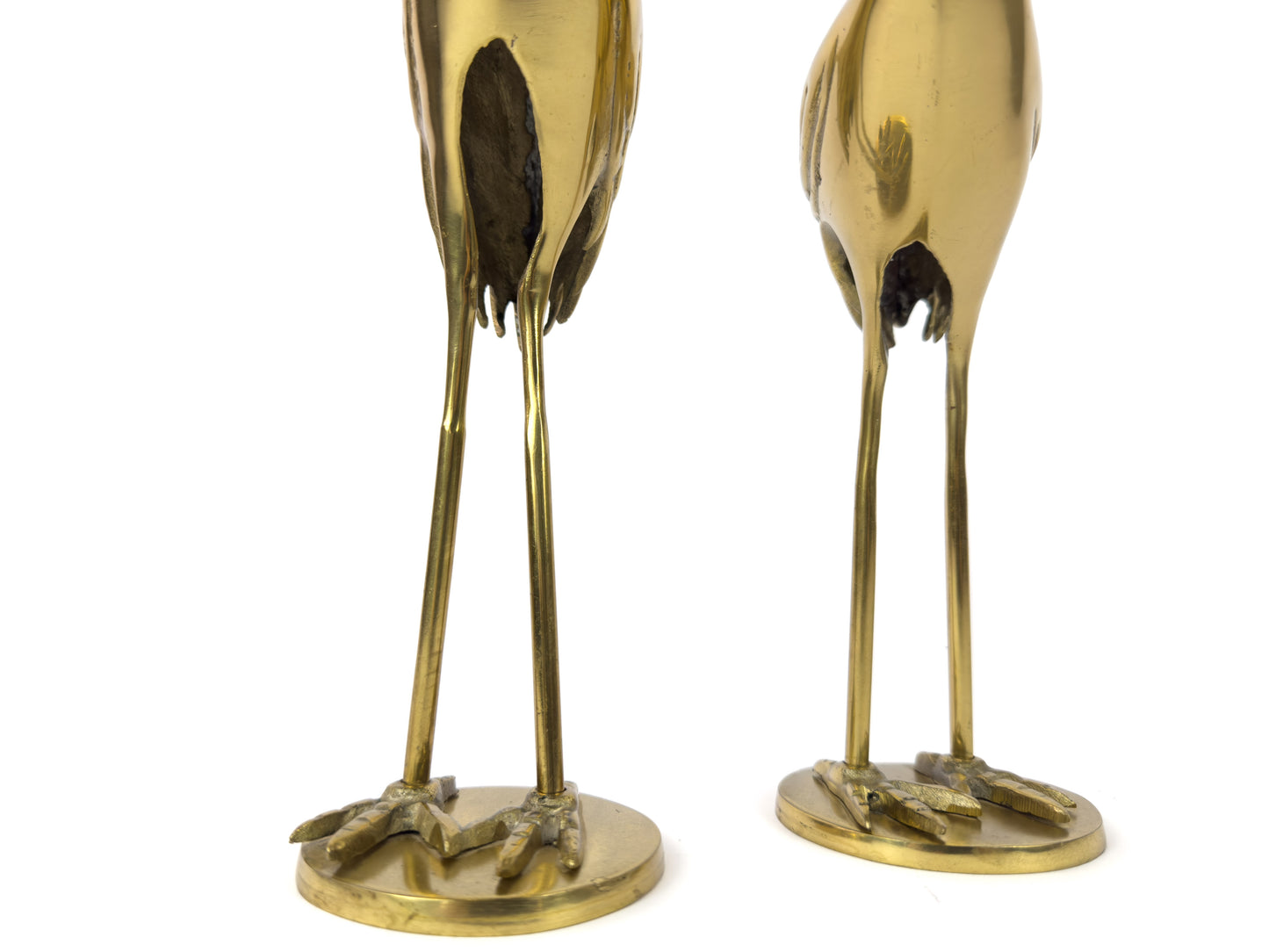 Mid-Century Brass Herons by Gilde Handwerk, 1960s, Set of 2