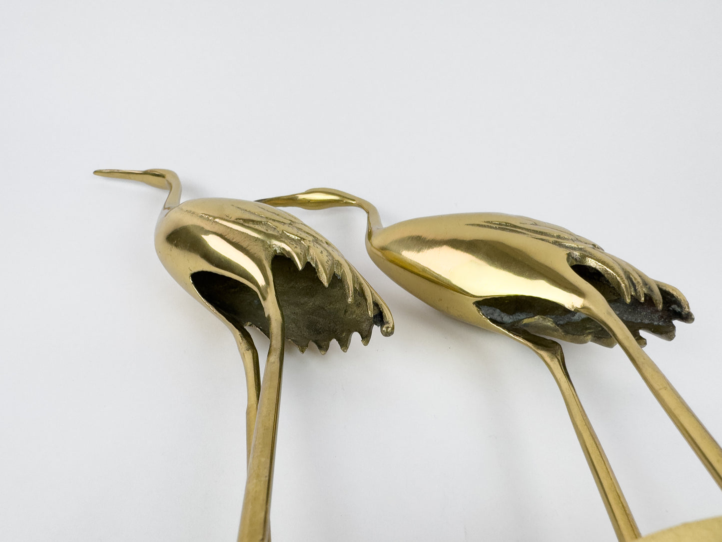 Mid-Century Brass Herons by Gilde Handwerk, 1960s, Set of 2
