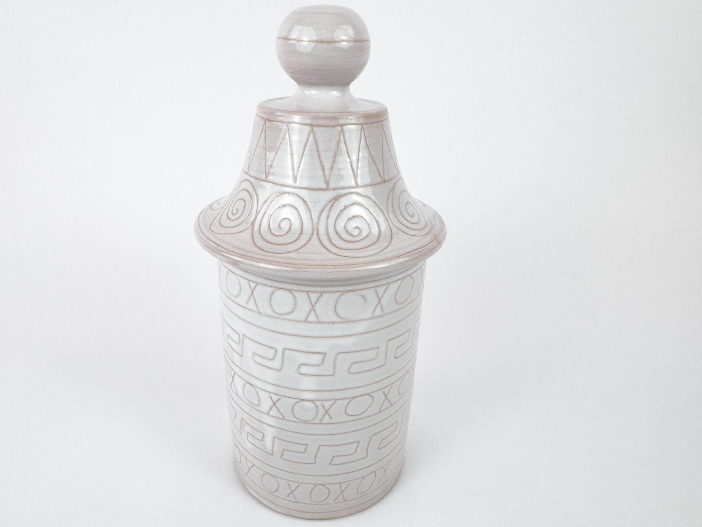 Robert Picault “Poubelle de Table” Pot, Vallauris, France, c 1950s