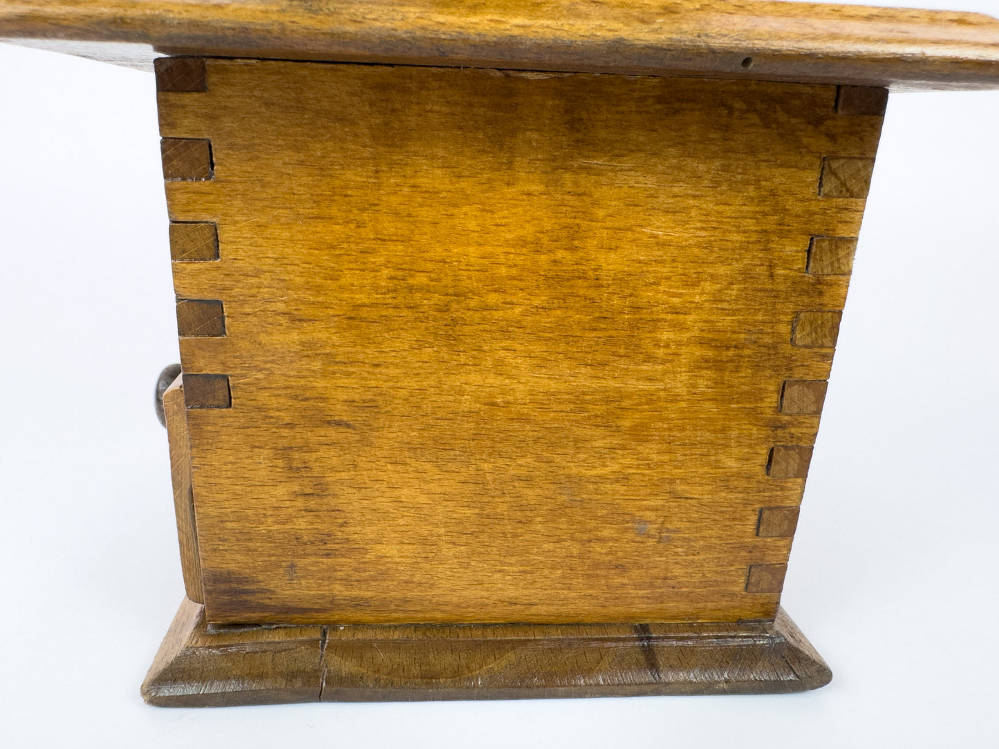 Vintage Peugeot Frères Wooden Manual Coffee Grinder, France