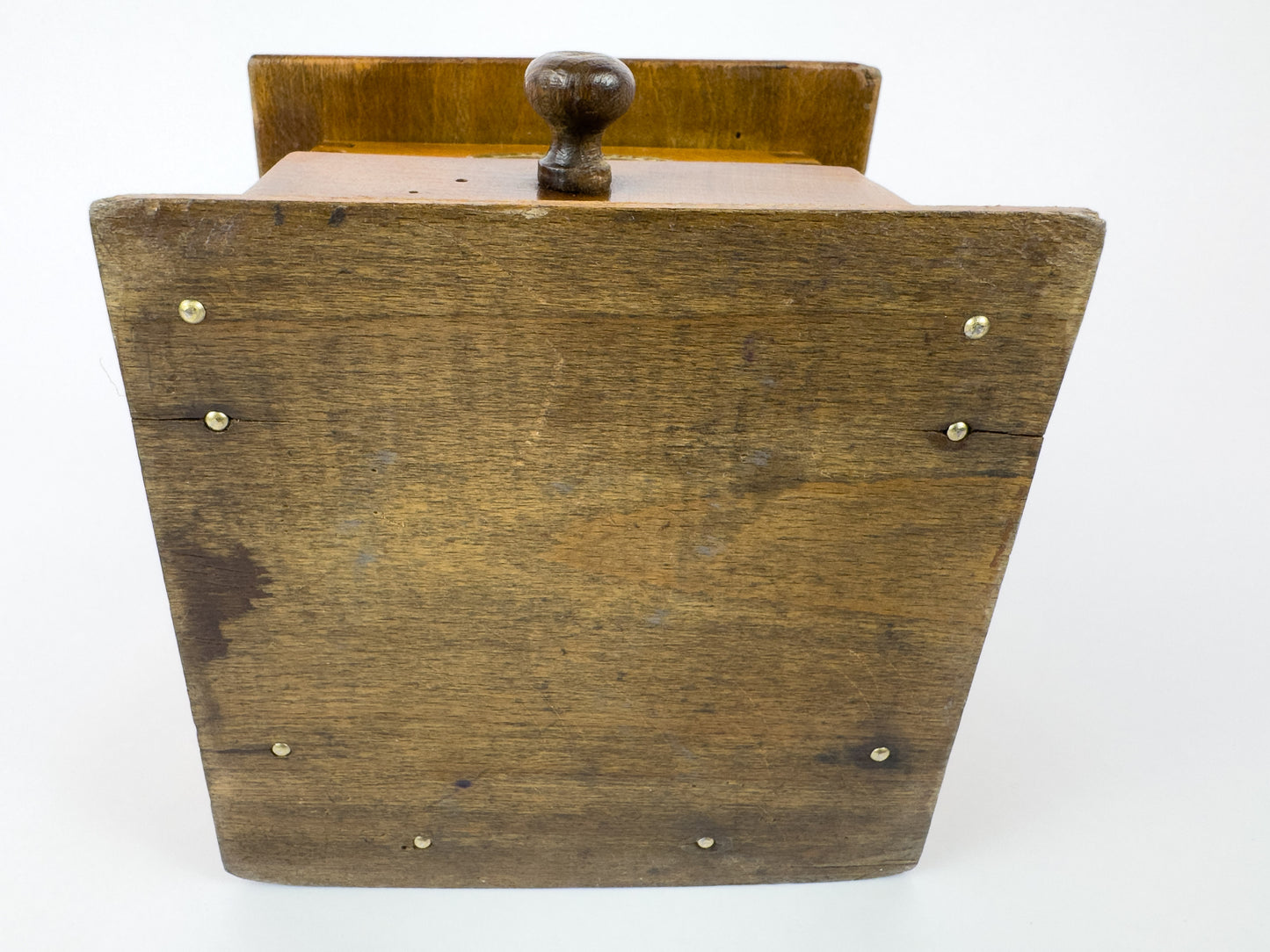 Vintage Peugeot Frères Wooden Manual Coffee Grinder, France