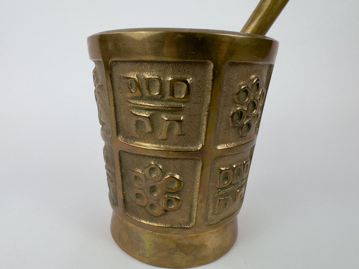 Large Mid-Century Solid Bronze Mortar and Pestle, c. 1950–1970