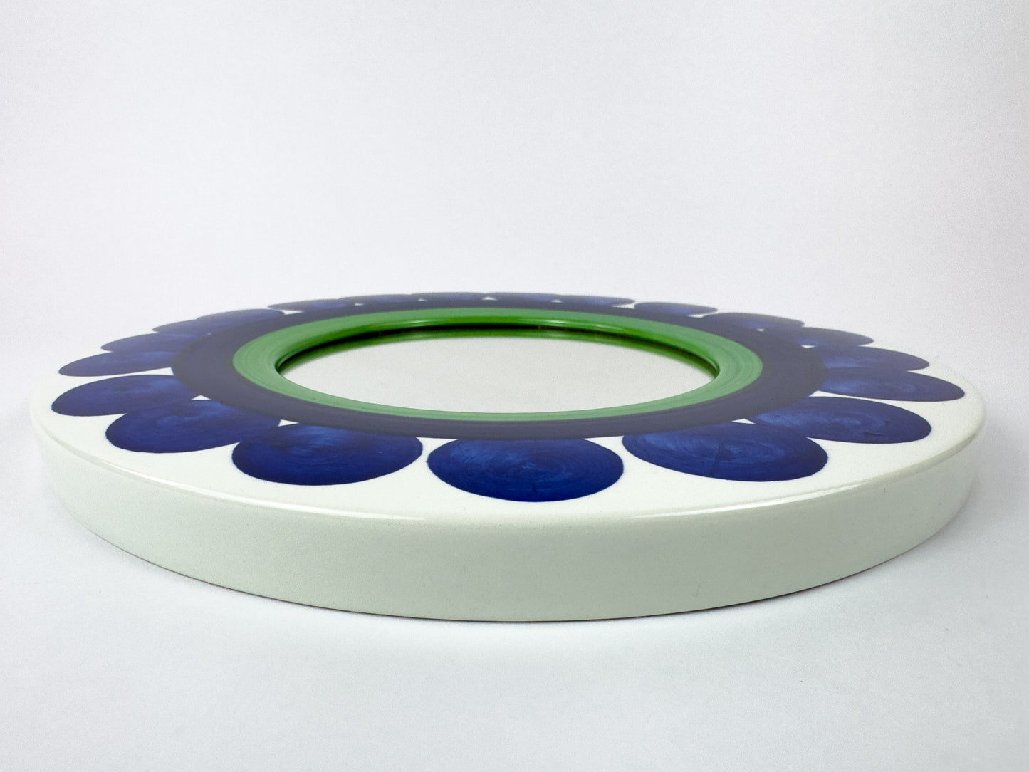 Marianne Westman for Rörstrand Piggelin Scandinavian Porcelain Wall Mirror, 1970s