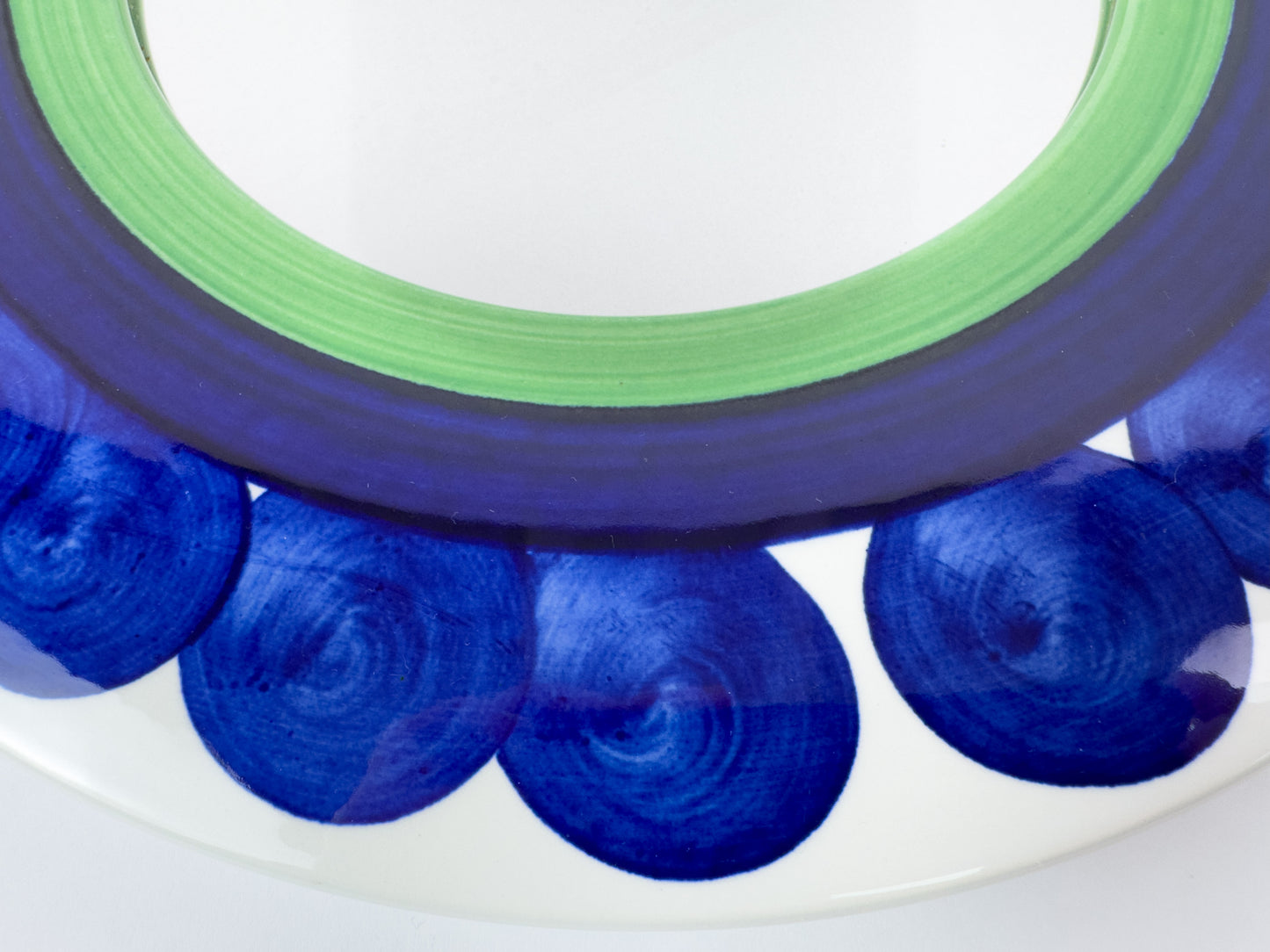 Marianne Westman for Rörstrand Piggelin Scandinavian Porcelain Wall Mirror, 1970s