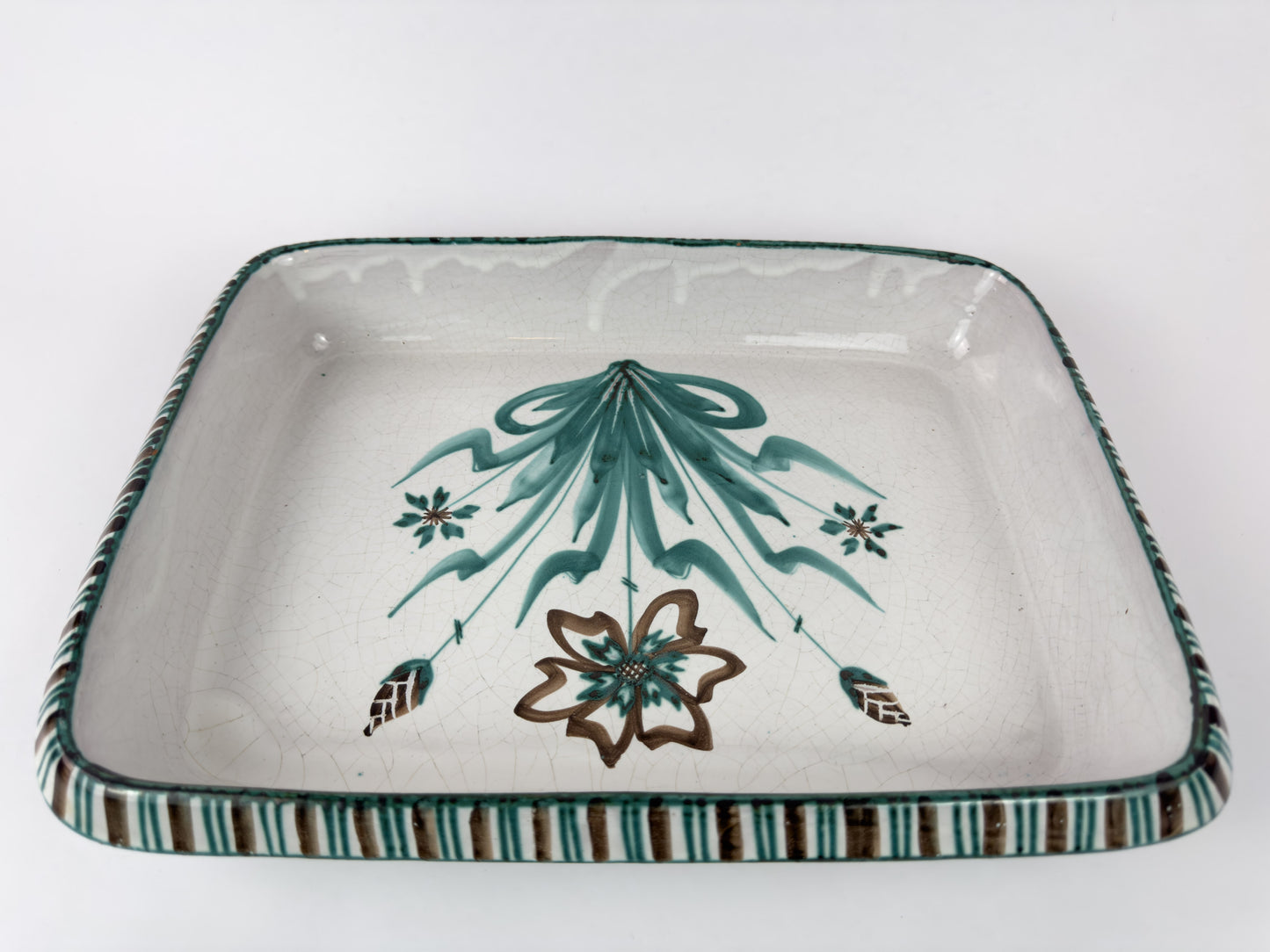 Large Ceramic Dish by Robert Picault, Vallauris, France, c.1960