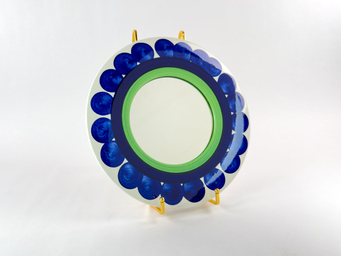 Marianne Westman for Rörstrand Piggelin Scandinavian Porcelain Wall Mirror, 1970s