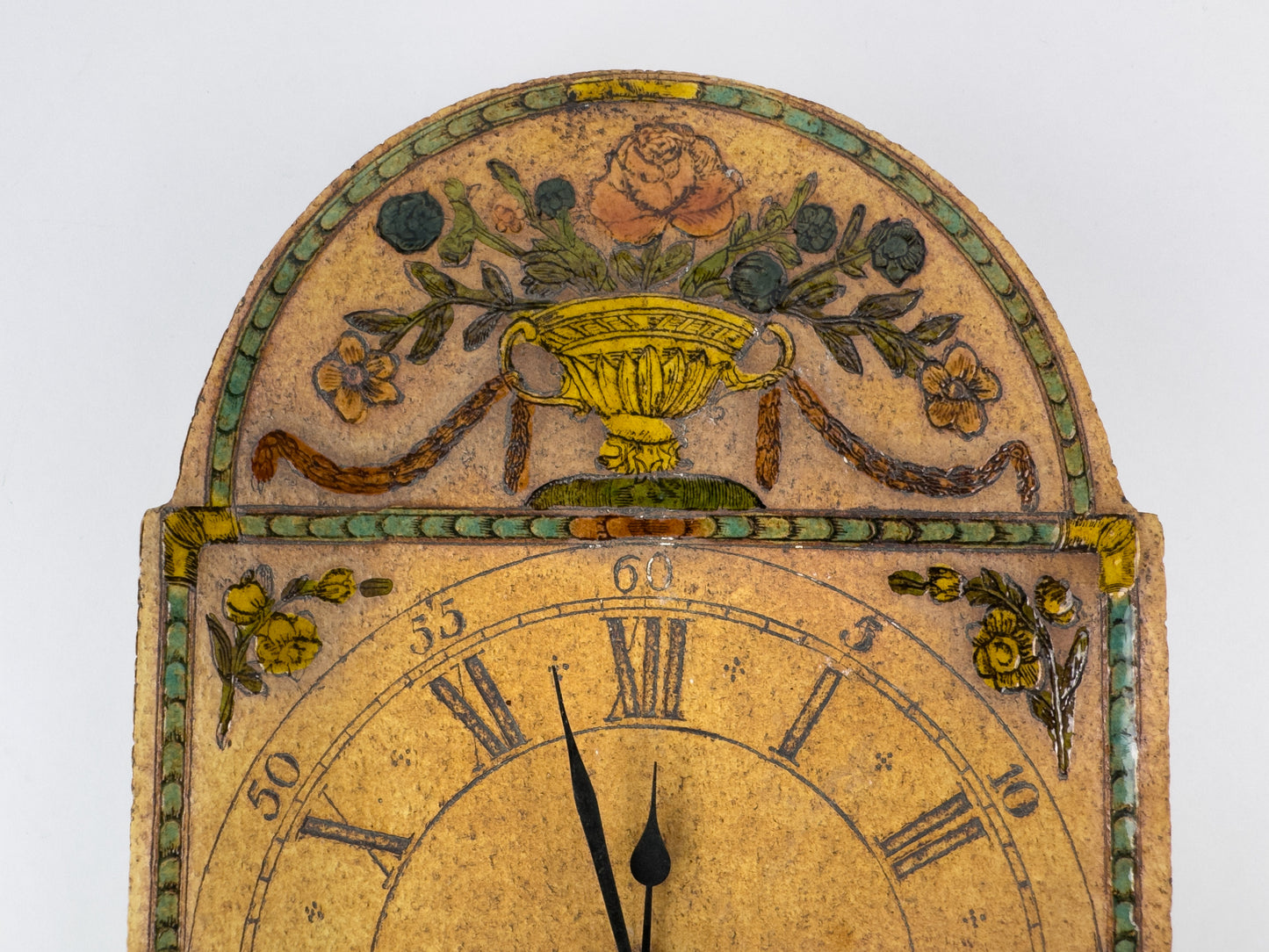 Roger Capron “Cercle du Soleil” Ceramic Wall Clock, Vallauris, 1970s