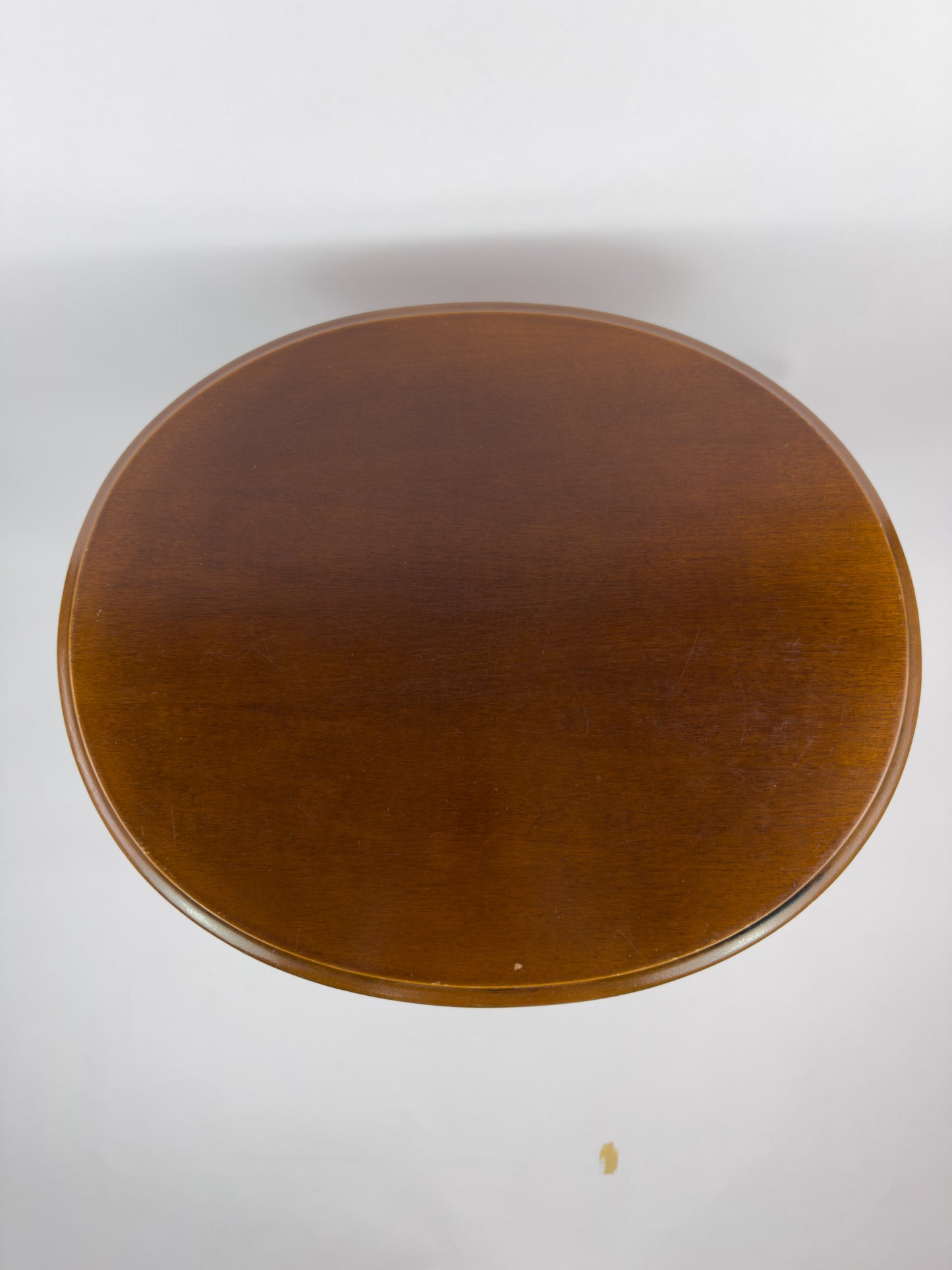 French Early 20th Century Hand-Carved Wooden Guéridon Side Table