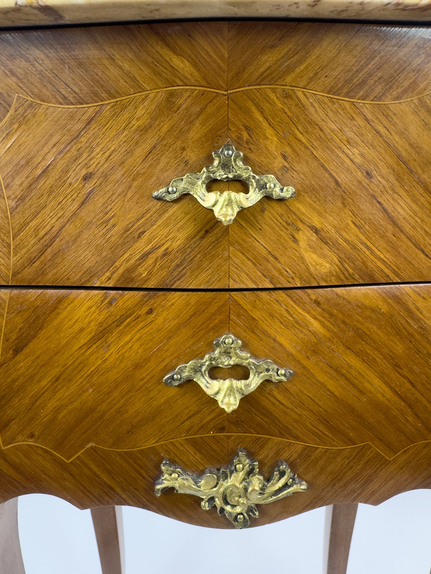 Antique French Empire Mahogany Gueridon with Marble Top & Gilt Metal Mounts