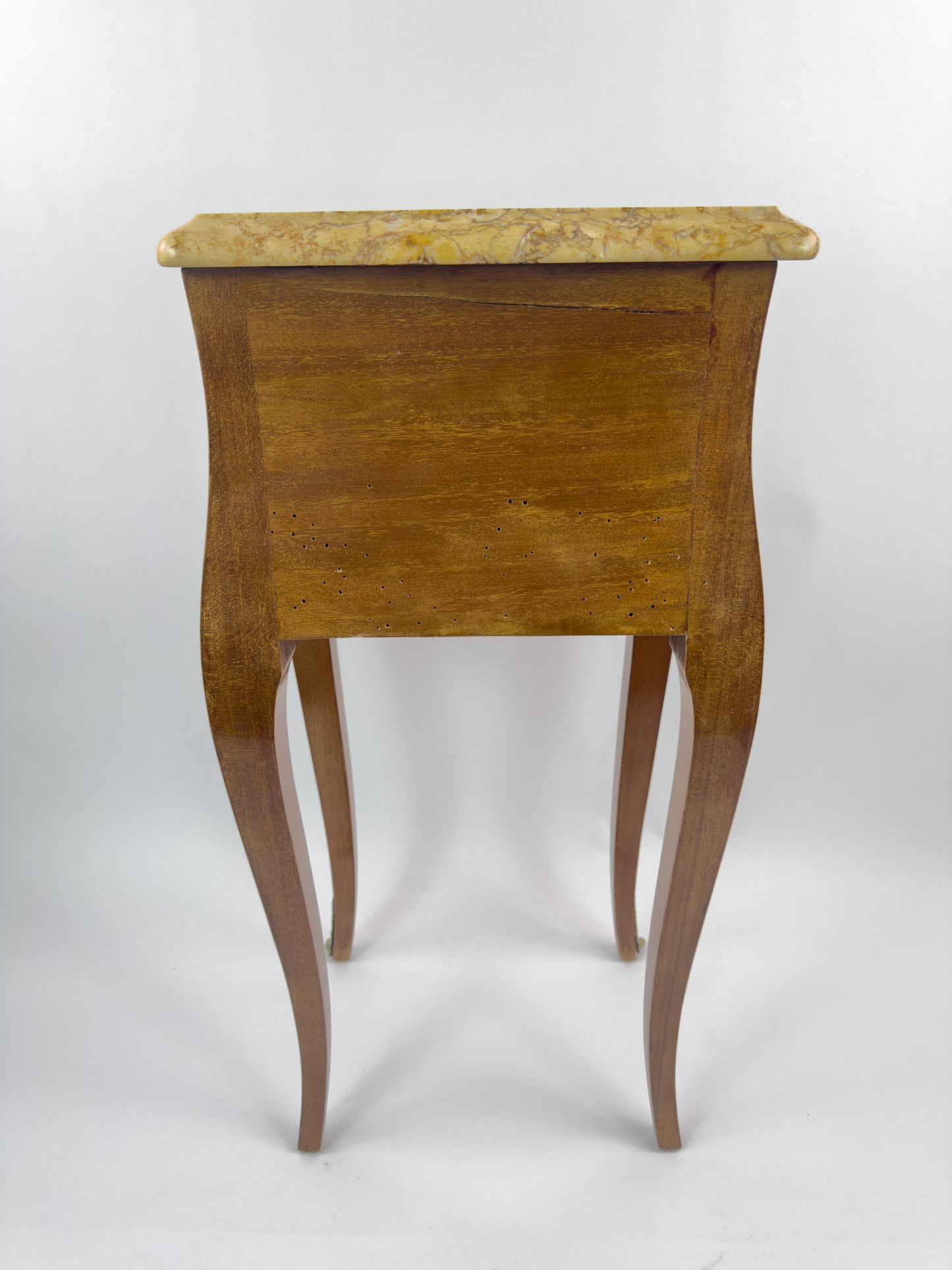 Antique French Empire Mahogany Gueridon with Marble Top & Gilt Metal Mounts