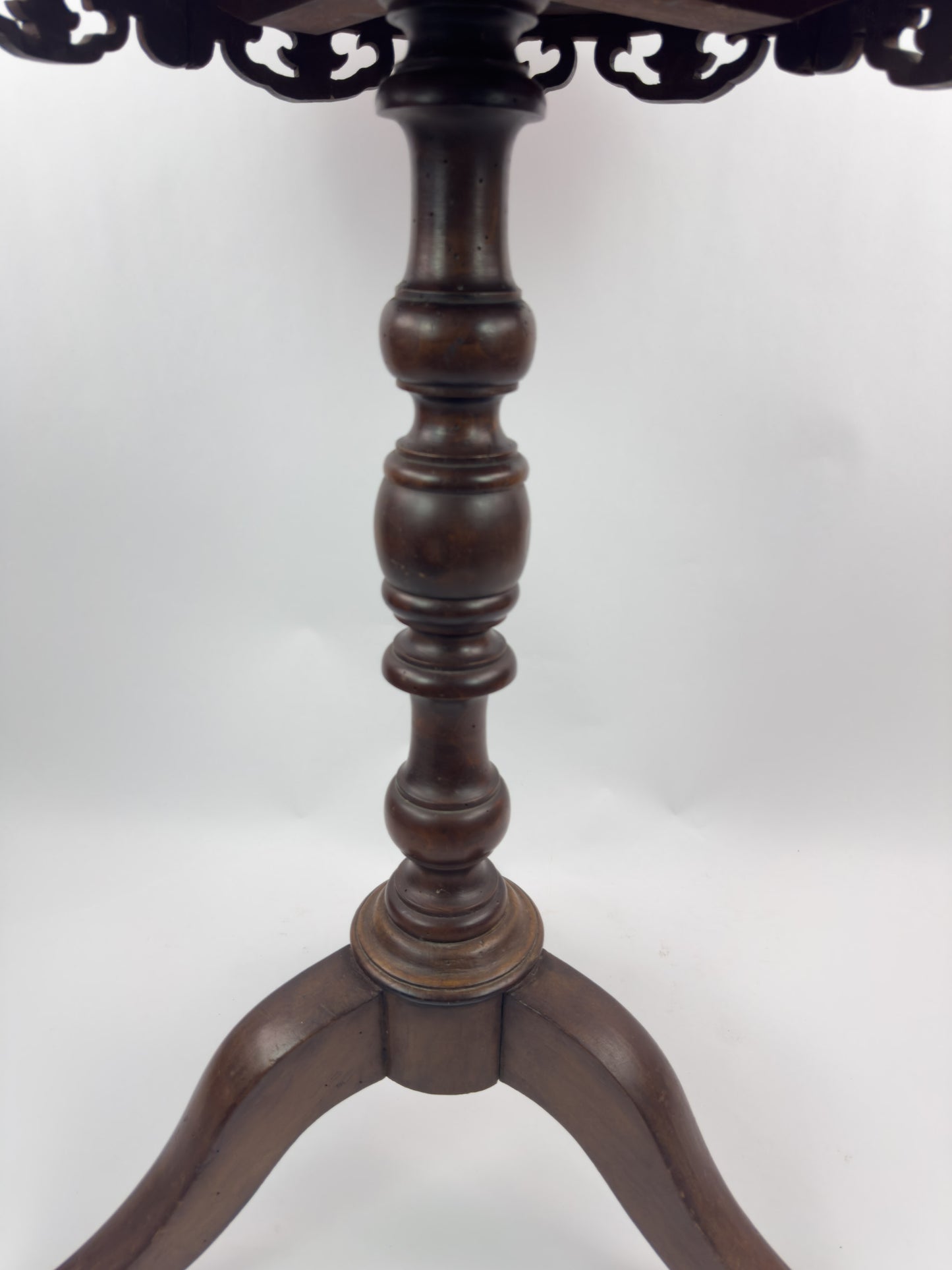 French Gueridon Side Table with Marble Top, Circa 1880–1900