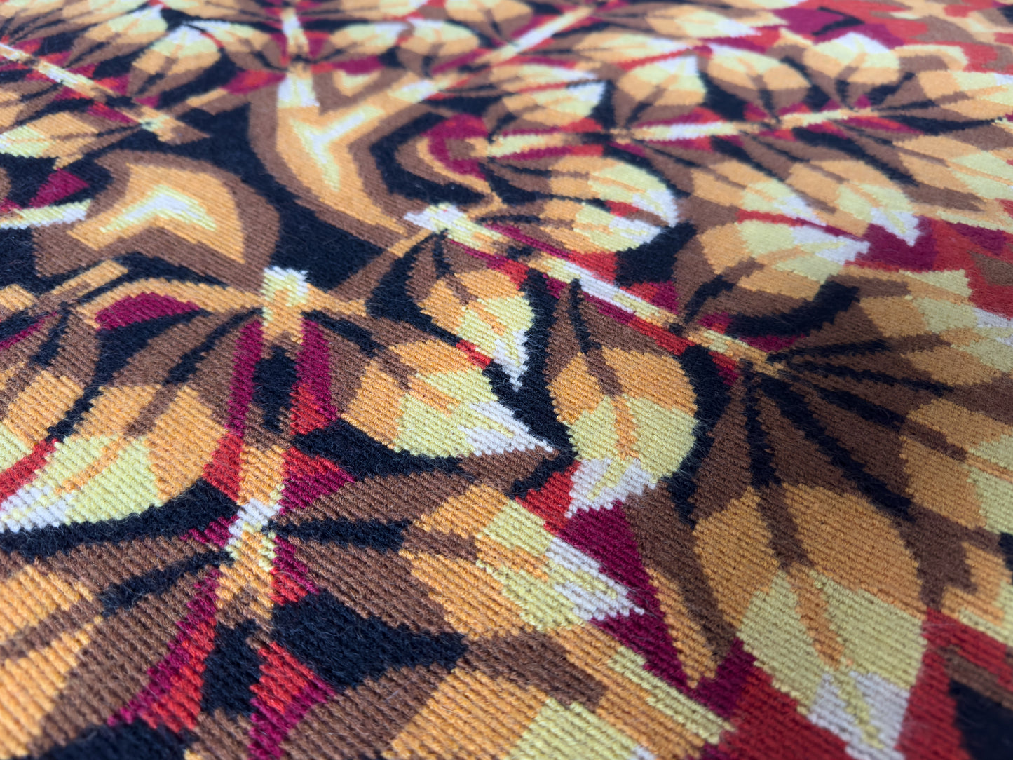 French Mid-Century Modern Wool Tapestry by Jean-Claude Bissery