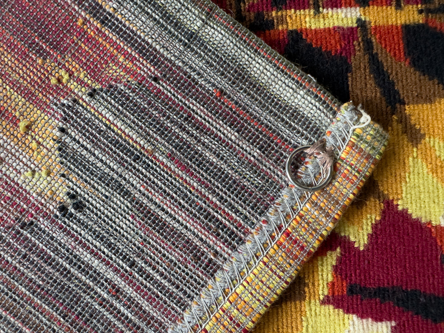 French Mid-Century Modern Wool Tapestry by Jean-Claude Bissery