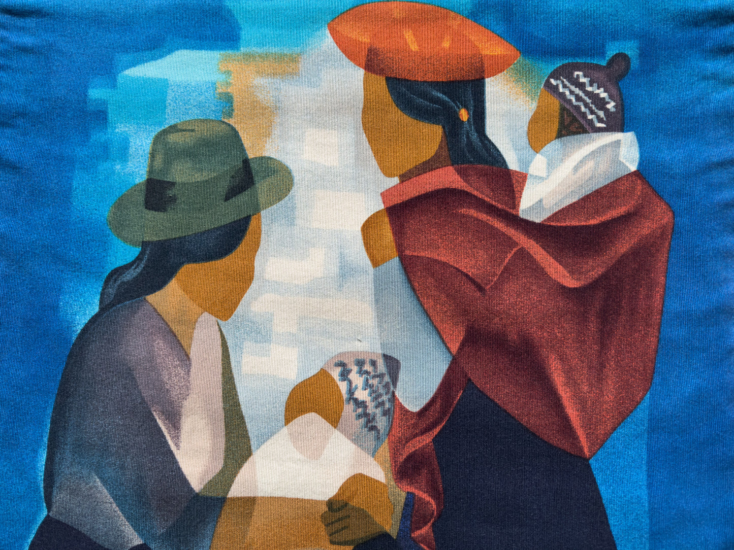 Louis Toffoli “Yucatan” Aubusson Tapestry, Robert Four, 1970s