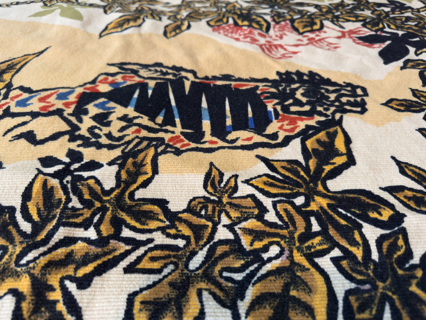 Jean Lurçat “L’Acquarium” French Modernist Wool Tapestry, Corot Paris, 1960s