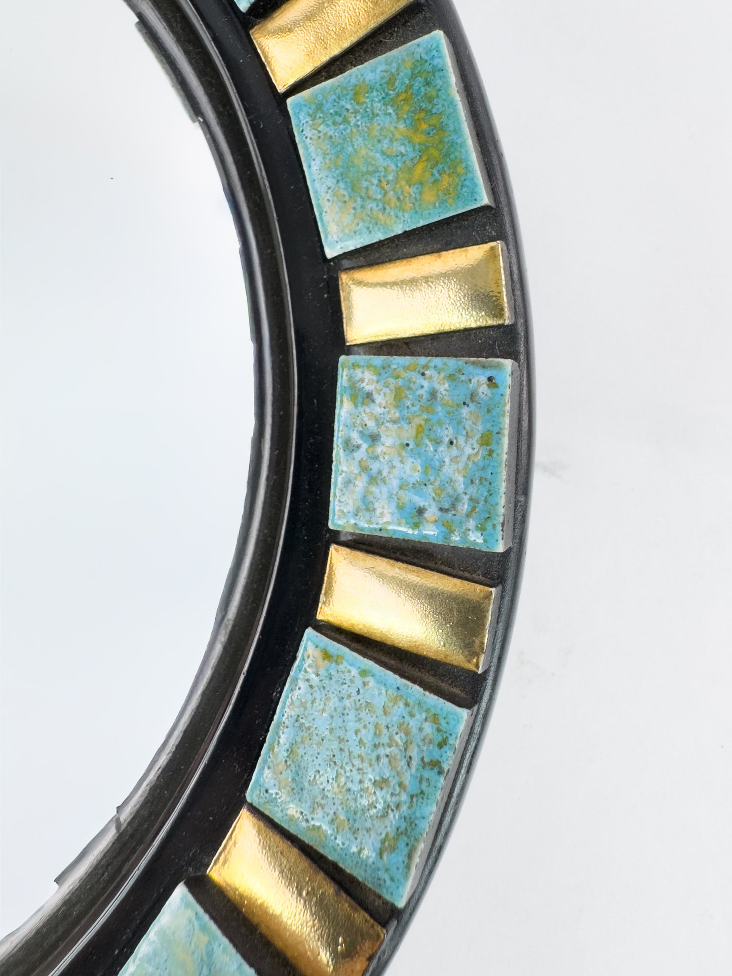 Vintage Convex Mirror (Oeil de Sorcière), Espelt-Influenced Design, 25 cm