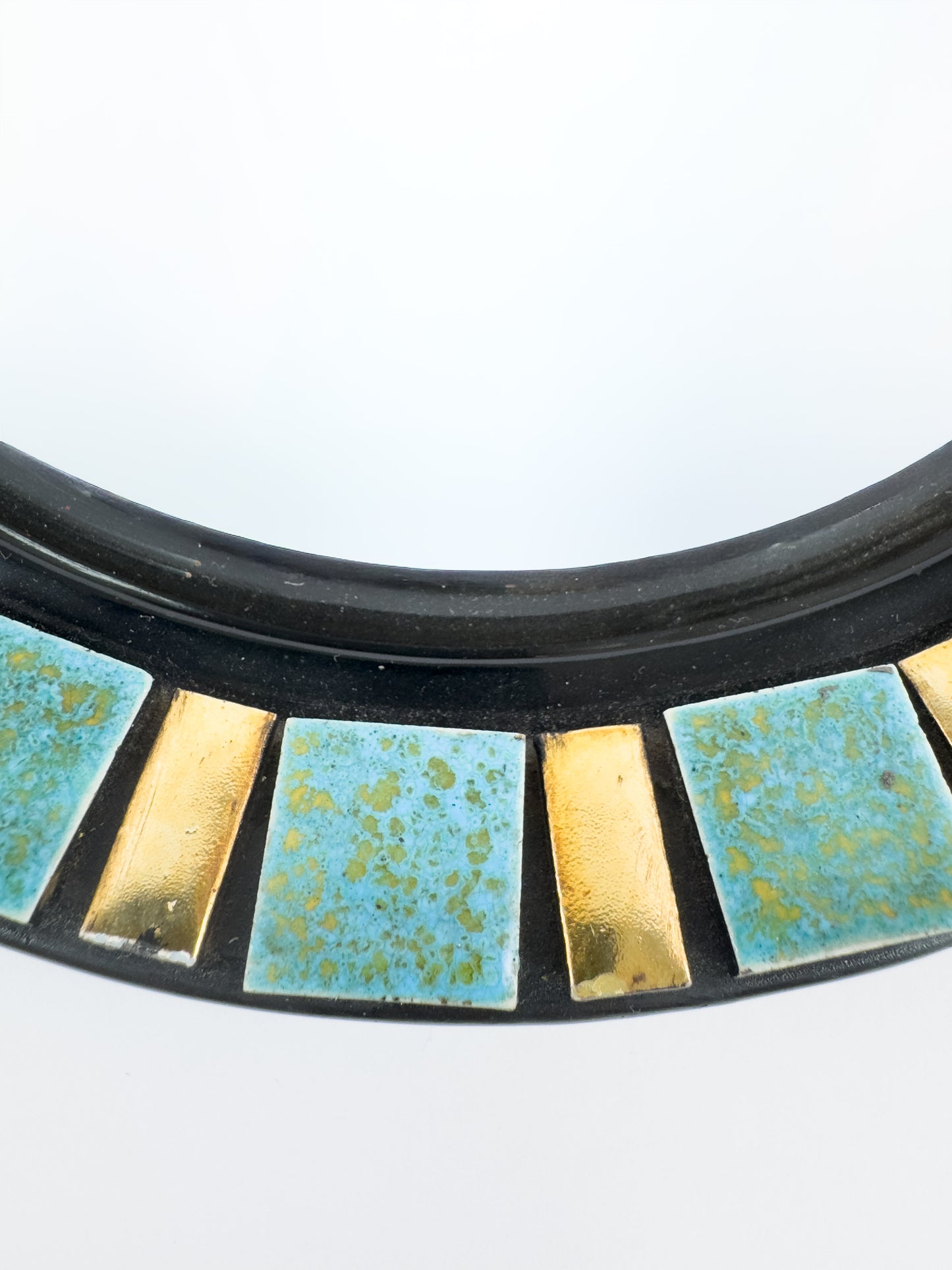 Vintage Convex Mirror (Oeil de Sorcière), Espelt-Influenced Design, 25 cm