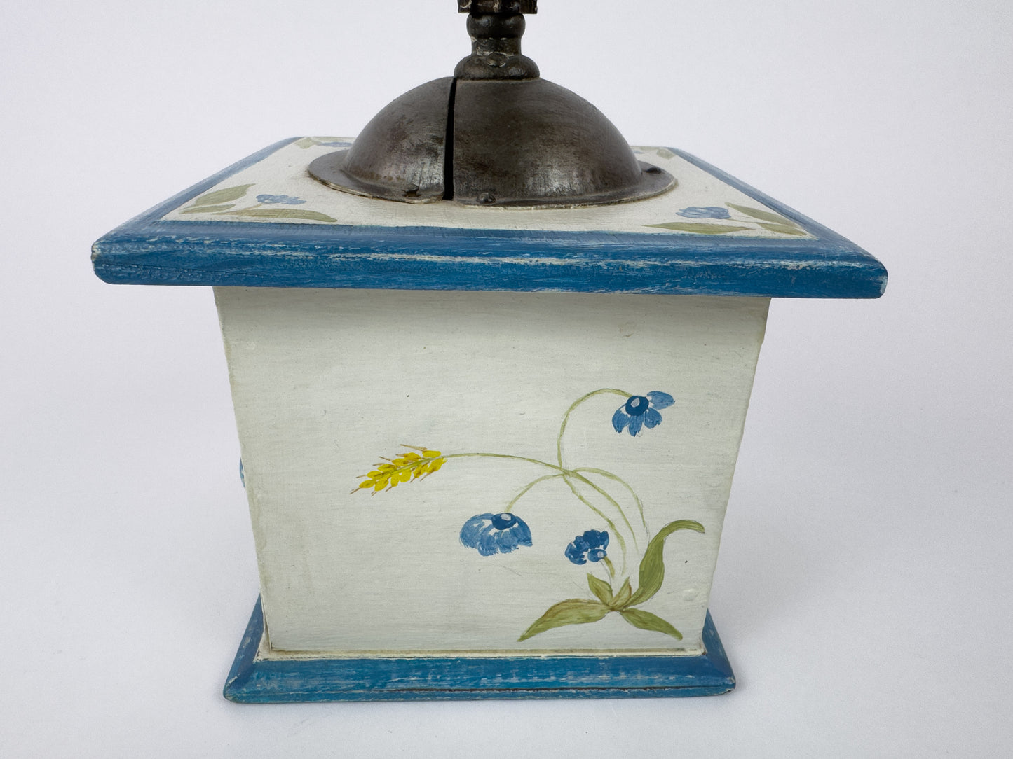 Peugeot Frères Hand-Painted Coffee Grinder, France, Mid-20th Century