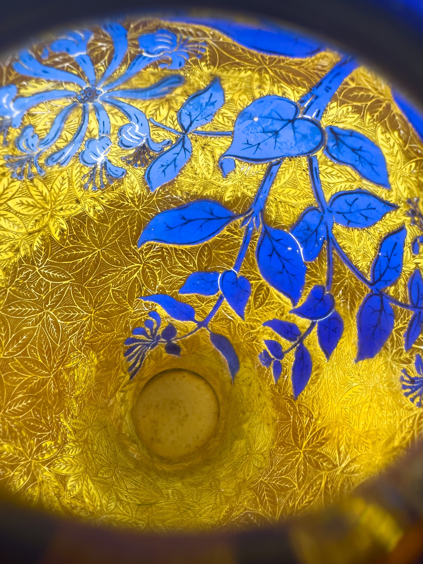 Saint-Louis Art Nouveau Crystal Vase, Désiré Christian Period, C.1900