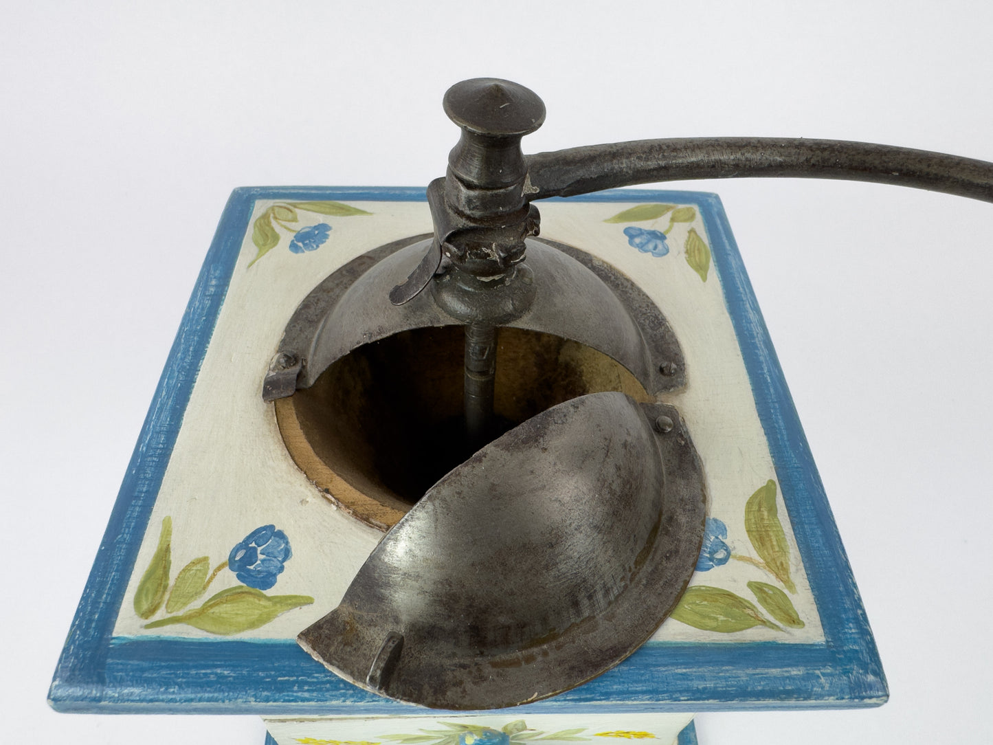 Peugeot Frères Hand-Painted Coffee Grinder, France, Mid-20th Century
