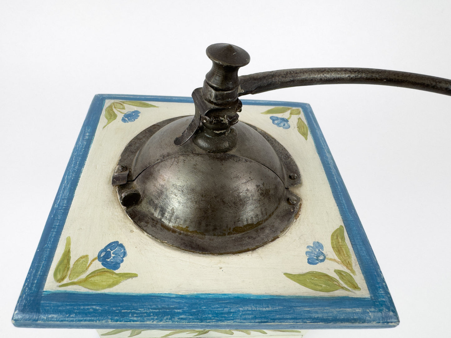 Peugeot Frères Hand-Painted Coffee Grinder, France, Mid-20th Century